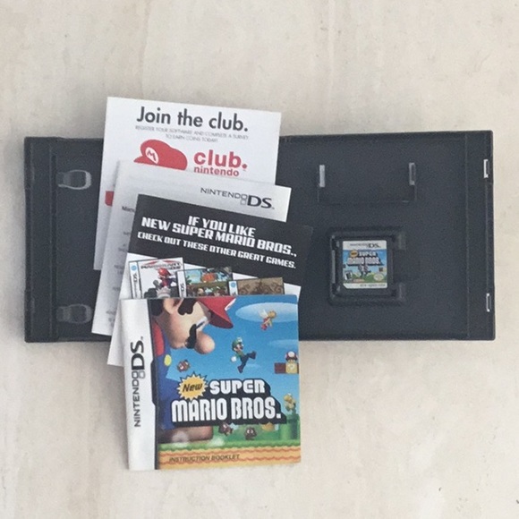 New Super Mario Bros Nintendo DS Game Complete In Box CIB - Picture 6 of 15